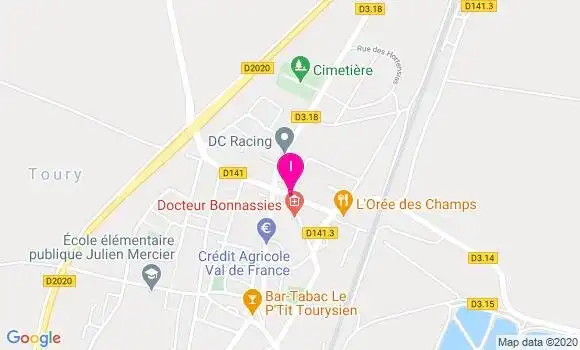 Localisation Emilie Lamour