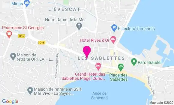 Localisation Laurent Beziat