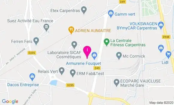Localisation Saphia Blanc
