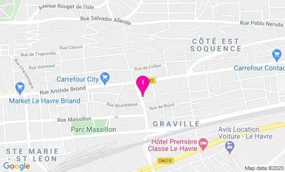 Localisation Clara Sence