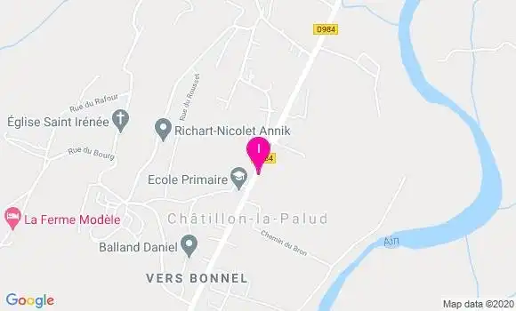 Localisation Lauriane Michel