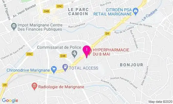 Localisation Justine Giordano