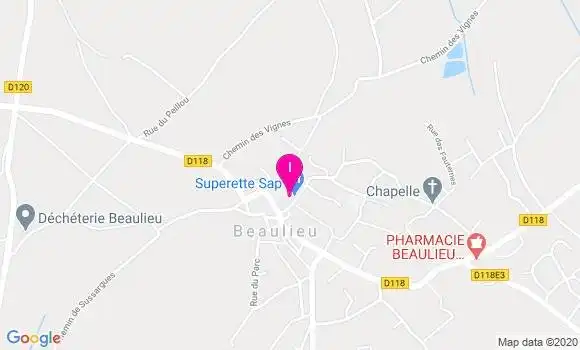 Localisation Nadege Caly
