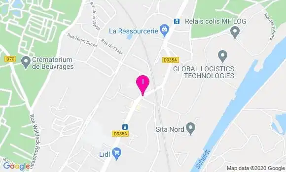 Localisation Gwendoline Monier