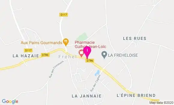 Localisation Diana Herve