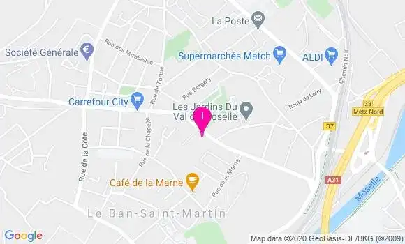 Localisation Sandrine Sannier