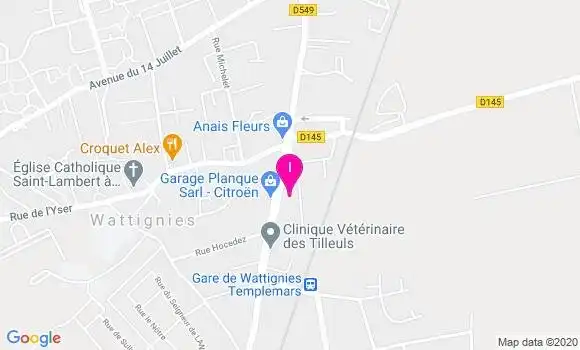Localisation Agathe Colin