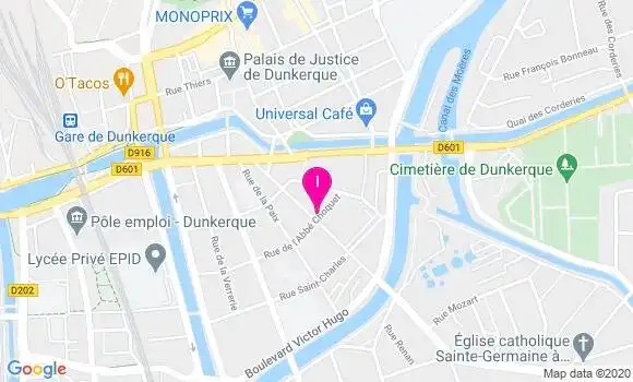 Localisation Ludivine Ryckewaerde