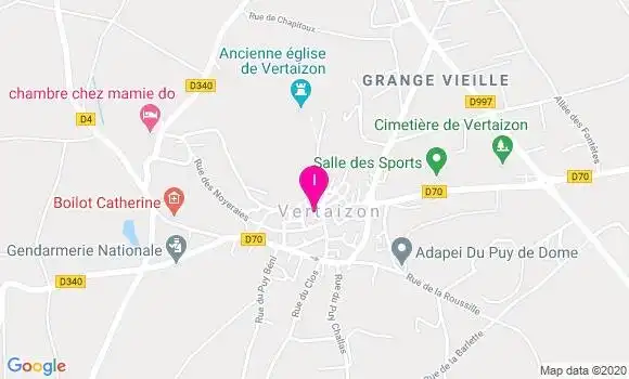 Localisation Marlene Artaud