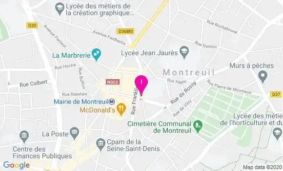 Localisation Marie Saintil