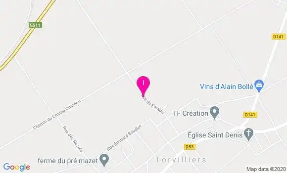 Localisation Jacob Alves
