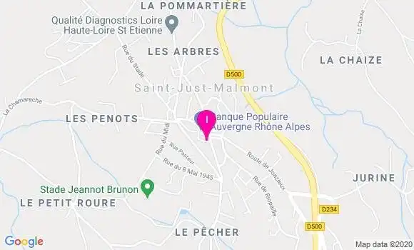 Localisation Emilie Faure