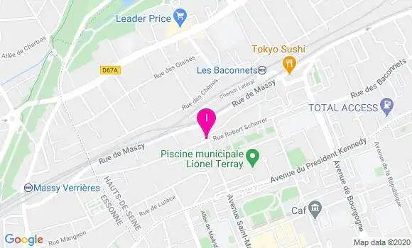 Localisation Ophelie Kouadio