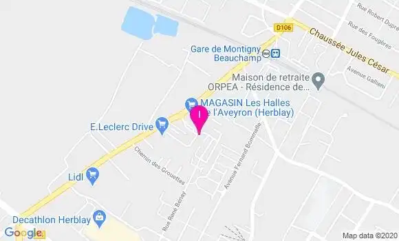 Localisation Adeline Ferminet