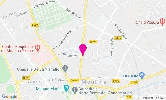 Localisation Emilie Gazet