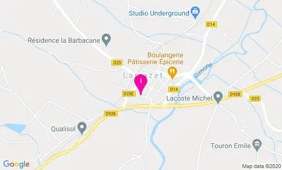 Localisation Anne Marie Berard