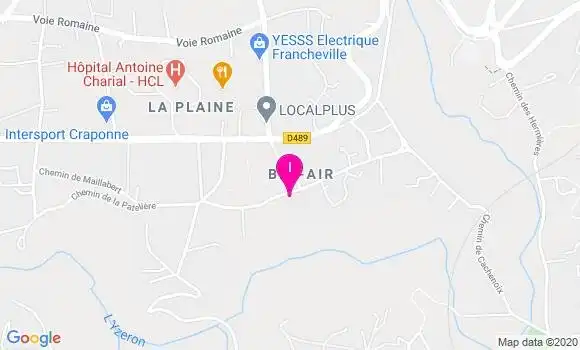 Localisation Laurie Anne Hidra