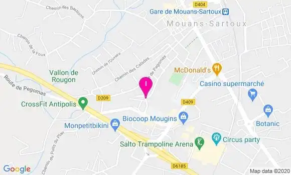 Localisation Alexia Dartiguelongue