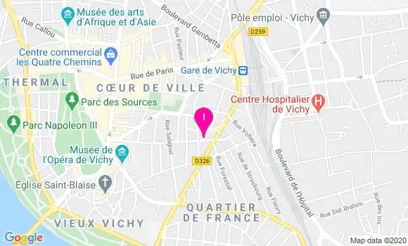 Localisation Alexandre Vaissiere