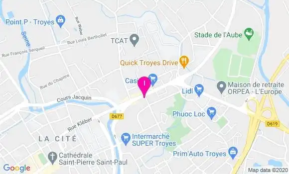 Localisation Elodie Dumargne