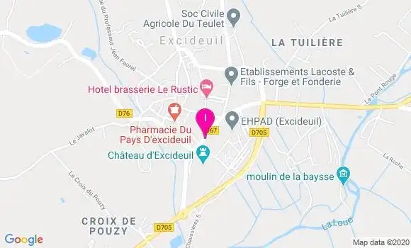 Localisation Lise Caillet