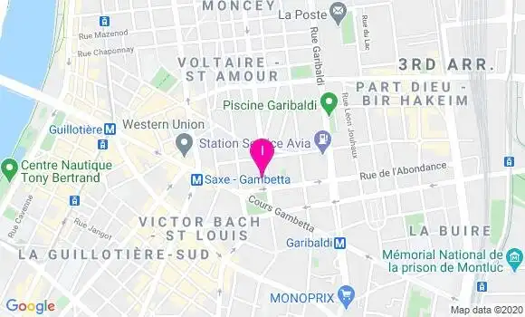 Localisation Claudie Fourel