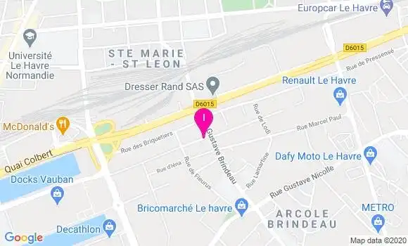 Localisation Fanny Hardy