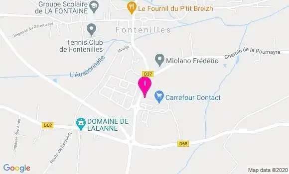 Localisation Sophie Cazeneuve