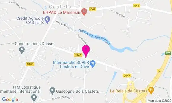 Localisation Prisca Clain