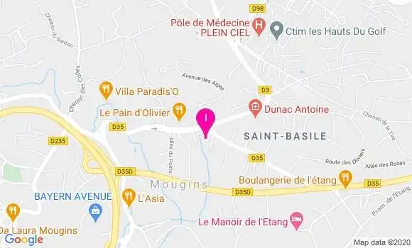 Localisation Leopoldine Mendes Furtado