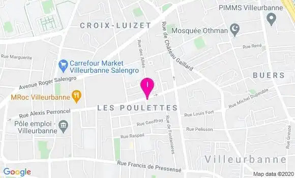 Localisation Nicolas Bouillard