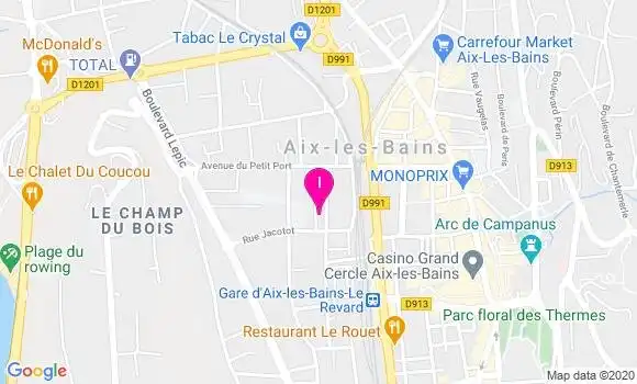 Localisation Caroline Vittet