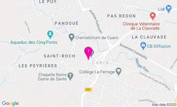Localisation Amandine Lepagney