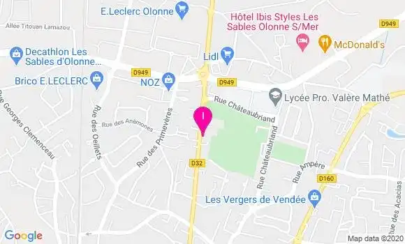 Localisation Jennifer Evrard
