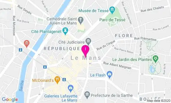 Localisation Francine Housseau Bouttier