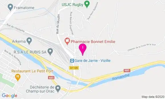Localisation Geraldine Jourdan
