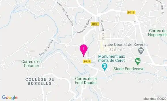 Localisation Emmanuelle Prats