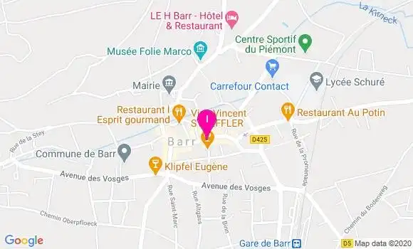 Localisation Elisabeth Mattioni