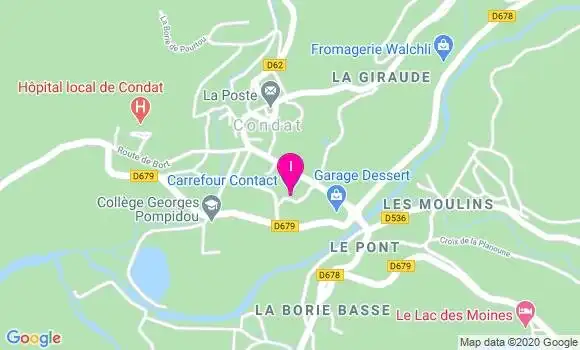 Localisation Simone Vedrine