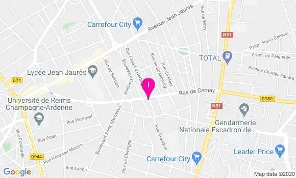 Localisation Camille Maluga