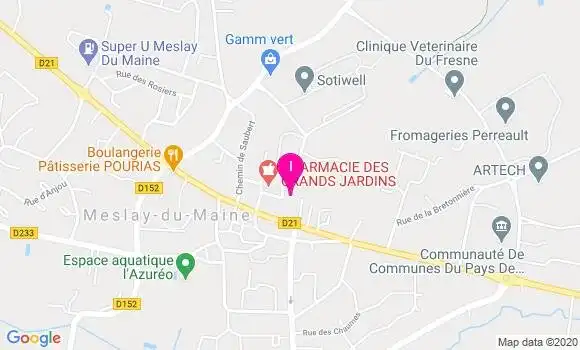Localisation Marylin Cousin