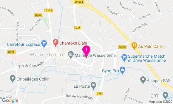 Localisation Celine Mattern