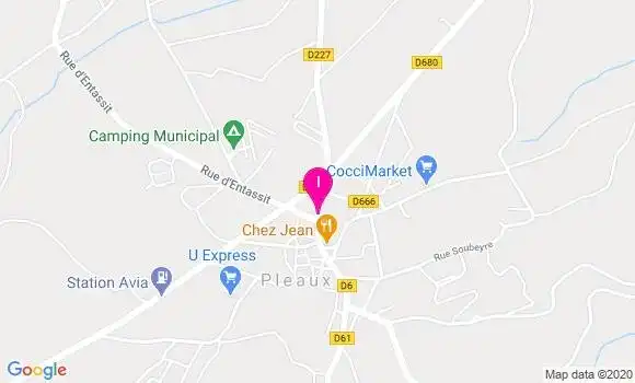 Localisation Hubert Vernedal