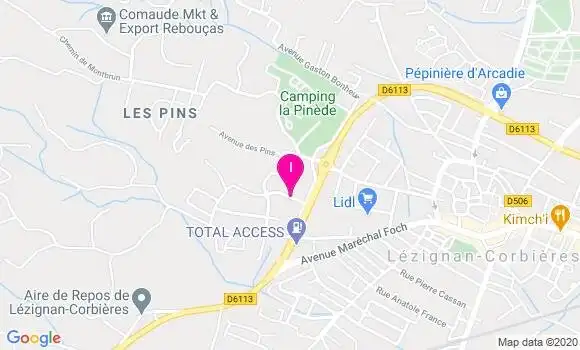 Localisation Fanny Hedricourt