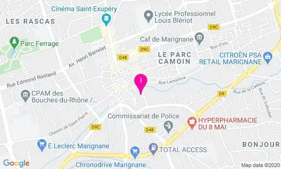 Localisation Sandra Marais Guenoun