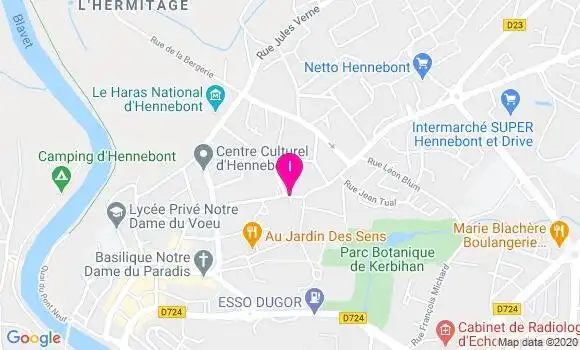 Localisation Charlene Brichet
