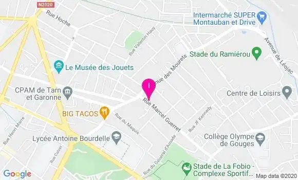 Localisation Pauline Druilhe