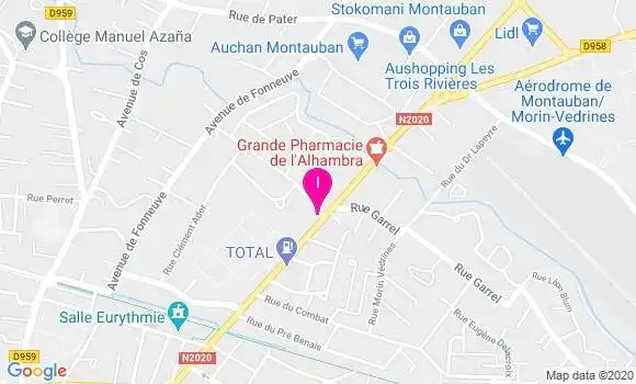 Localisation Marion Viala