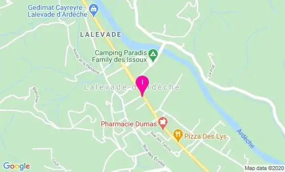 Localisation Sandrine Valette