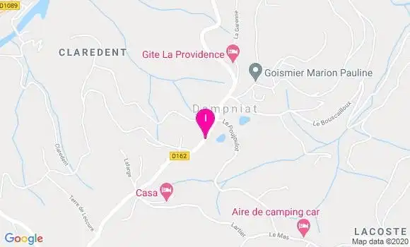 Localisation Delphine Gadaud